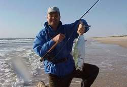 Fly Fishing for Bonita or Little Tunny on the Padre Island National Seashore
