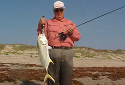 Fly Fishing for Jacks or Jack Crevalle on the Padre Island National Seashore